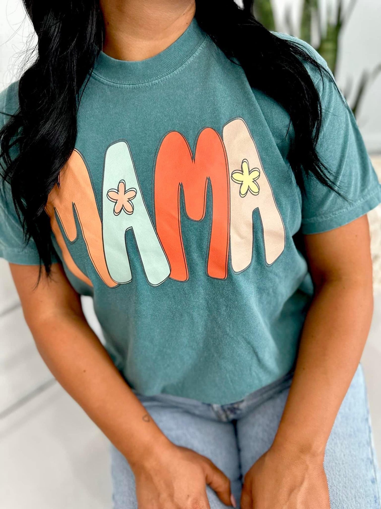 Bubble Letter Fall Mama